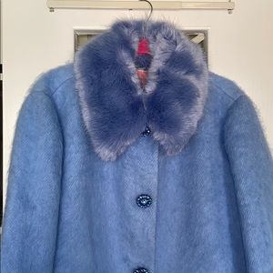 Kate Spade Peacoat with Faux Fur Trim